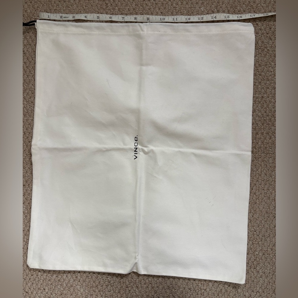 Vince Ivory Dust Bag 17x20